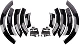 Fender attachment for wheel house extension onyx black metallic Kit for both sides 40003501 (1093198) - Volvo XC60 (2018-)