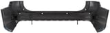 Bumper cover rear painted denim blue metallic