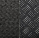 Trunk mat lower charcoal Synthetic material