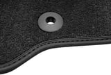 Floor accessory mat, single Textile charcoal solid 3rd seat row