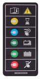Information sign State of charge Charging flap 80006706 (1098040) - Volvo EX30, EX30 CC, Polestar 4