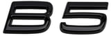 Emblem Tailgate B5 black Black Edition 32378248 (1098581) - Volvo S60 (2019-), XC40/EX40, XC60 (2018-), XC90 (2016-)