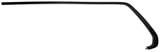 Trim moulding, Glas Side window, trunk left black 31385945 (1099815) - Volvo V70, XC70 (2008-)