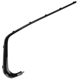 Trim moulding, Glas Side window, trunk left black