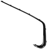 Trim moulding, Glas Side window, trunk right black