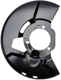 Splash panel, Brake disc left Front axle