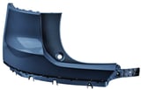 Bumper cover rear left Corner painted denim blue metallic 39848251 (1100402) - Volvo XC40/EX40
