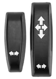 Knob, Seat adjustment Kit 30710598 (1100914) - Volvo C30, C70 (2006-), S40, V50 (2004-), S60 (2011-2018), S80 (2007-), V40 (2013-), V40 CC, V60 (2011-2018), V70, XC70 (2008-), XC60 (-2017)