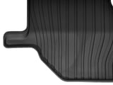 Floor accessory mat, single Synthetic material Textile charcoal 3rd seat row