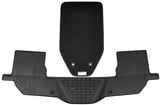 Floor accessory mat, single Synthetic material Textile charcoal 3rd seat row