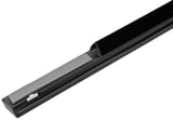 Trim moulding, Glas Side window front left black