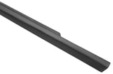 Trim moulding, Glas Side window front left black