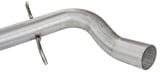 Front silencer splitted part