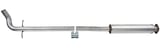 Front silencer splitted part