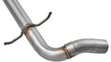 Front silencer splitted part