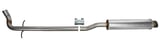 Front silencer splitted part