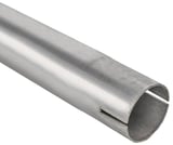 Front silencer splitted part
