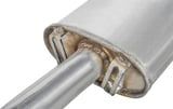Front silencer splitted part