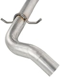 Front silencer splitted part