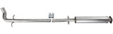 Front silencer splitted part