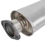 Front silencer splitted part