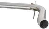 Front silencer splitted part