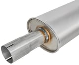 Front silencer splitted part