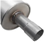 Front silencer splitted part