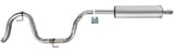 Front silencer splitted part