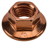 Nut, Exhaust manifold with Collar Copper 30640585 (1101523) - Volvo S60, V60 (2011-2018), S80 (2007-), V70, XC70 (2008-), XC60 (-2017)