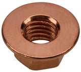 Nut, Exhaust manifold with Collar Copper