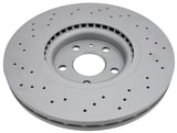 Brake disc Front axle perforated/internally vented Sport Brake disc