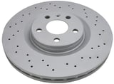Brake disc Front axle perforated/internally vented Sport Brake disc