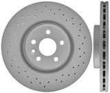 Bremsscheibe Vorderachse gelocht/ innenbelüftet Sportbremsscheibe 31499996 (1103543) - Volvo S60 (2011-2018), S80 (2007-), V60 (2011-2018), V70 (2008-), XC70 (2008-)