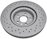 Bremsscheibe Vorderachse gelocht/innenbelüftet Sportbremsscheibe