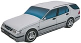Kissen silber Saab 9-5 Kombi (1104661) - Saab universal