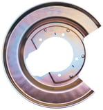 Splash panel, Brake disc left Rear axle