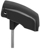 Selector lever lock button grey (1105733) - Volvo S60 (-2009), S80 (-2006), V70 P26 (2001-2007), XC70 (2001-2007), XC90 (-2014)