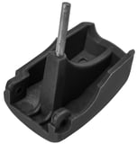 Knopf Wählhebelsperre grau