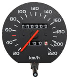 Speedometer Europe NOS, new old stock 1323131 (1105757) - Volvo 700