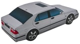 Kissen silber Saab 9-5 (-10) Limousine