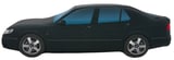Pillow black Saab 9-5 (-10) Sedan