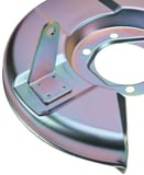 Splash panel, Brake disc left Front axle Zinc-coated