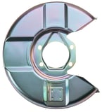 Splash panel, Brake disc left Front axle Zinc-coated