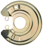 Splash panel, Brake disc left Rear axle
