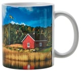Cup Swedish landscape