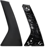 Door handle front right black with Cover Kit  (1106745) - Volvo S60 (-2009), V70 P26 (2001-2007), XC70 (2001-2007)