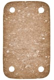 Gasket, Door lock fits left and right suitable for front or rear 677223 (1106781) - Volvo 140, 164, 200