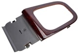 Interior panel Blinds, Gearselector walnut red