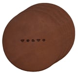 Coaster brown VOLVO Kit 4 -piece